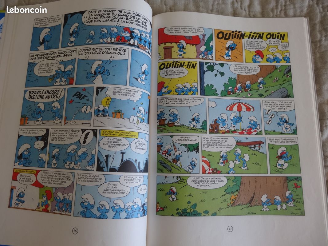 Album Dupuis 1976 La Schtroumpfette / la faim des Schtroumpfs Excellent état (image 4)