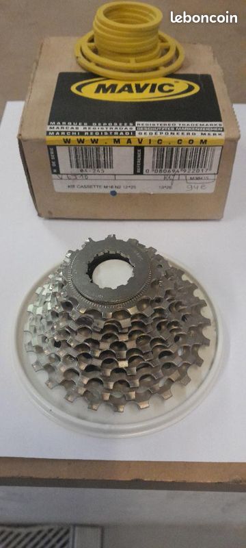 Cassette Mavic 9 Vitesses NOS (11-23T) - Pièces Détachées Vélo Rétro Neuve En Boîte, Fabriquée En France