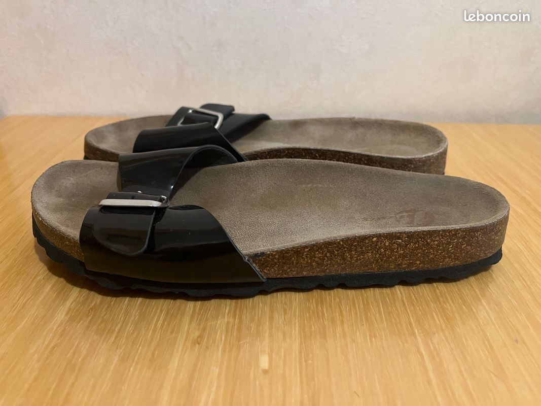 Bata Claquettes Noir, P.39 (image 1)