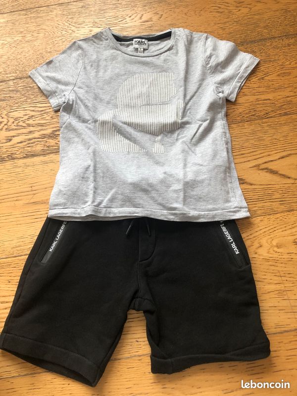Ensemble short et tee shirt 8 ans karl lagerfield (image 6)