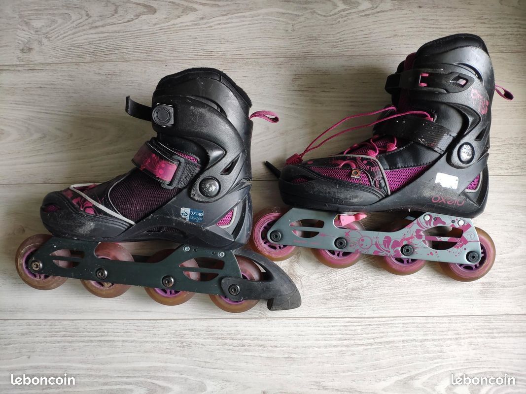 Roller Fitness Roller Taille 37 Roller Réglable Decathlon Oxelo