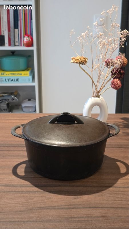 ② Le creuset - Cousances - Cocotte en fonte noire - I - Cuisine