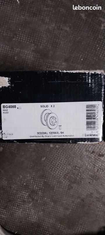 Disques de freins Audi A6 Delphi BG 4088 (image 1)