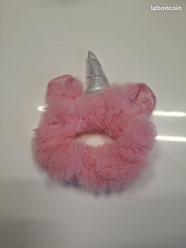 Chouchou enfant Licorne rose - ( Neuf ) - 5E (image 1)
