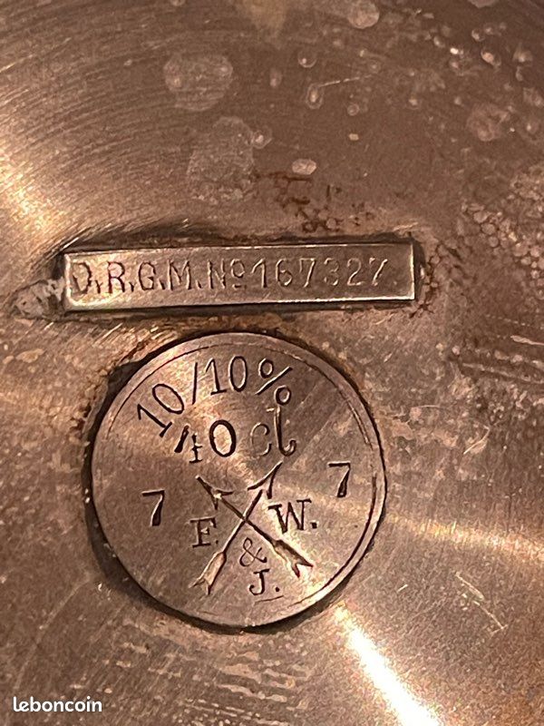 2 verseuses en étain pur début XXe siècle (image 4)