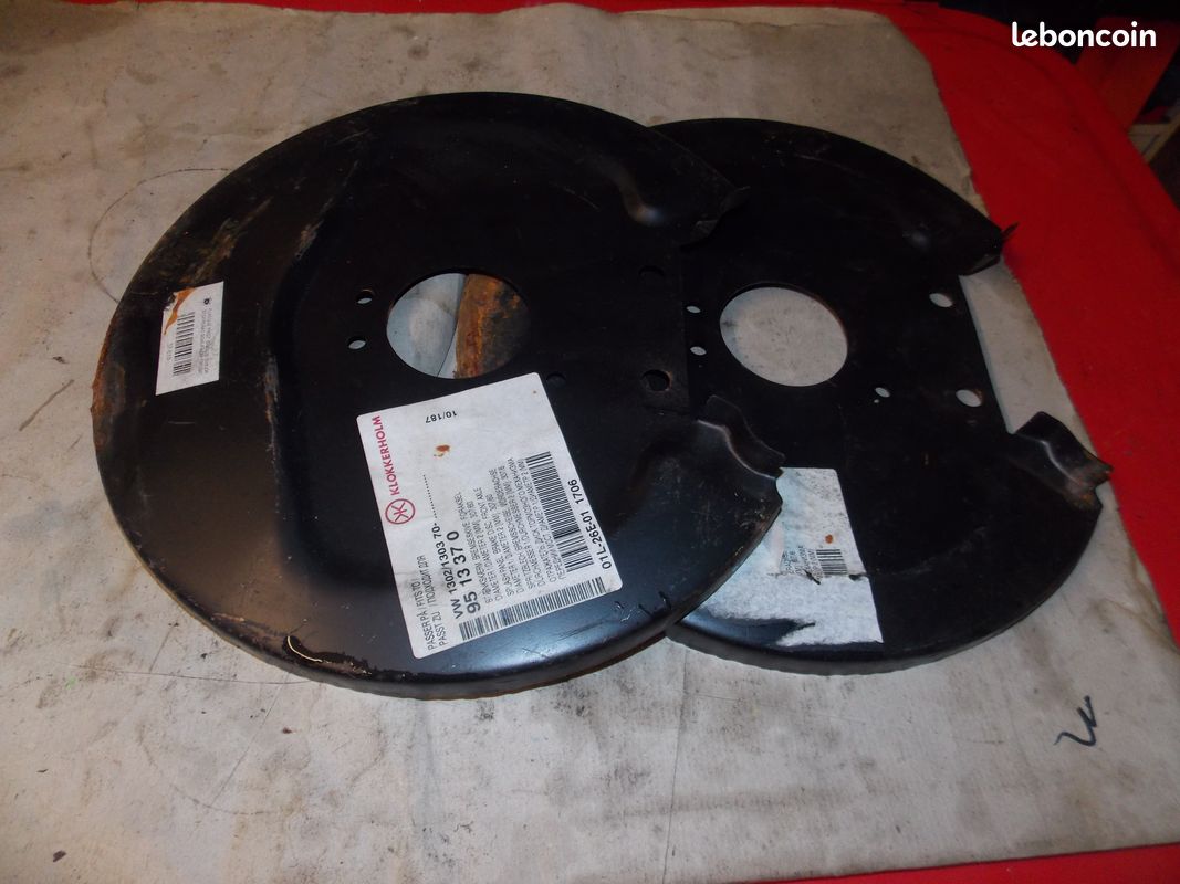 Flasque (tôle) de protection disque avant VW 12/1300 Cox (image 2)