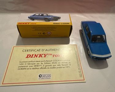 Dinky toys France- Renault 12, couleur moutarde - avec