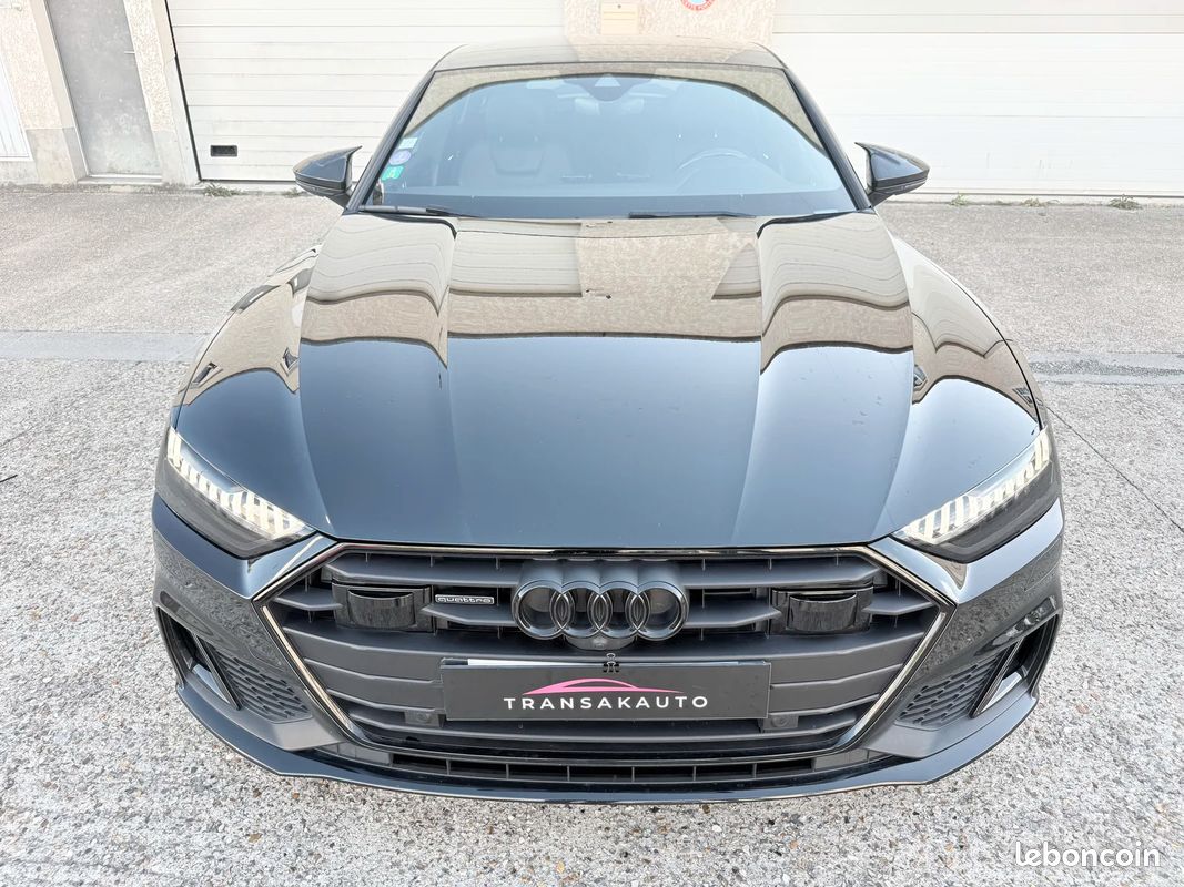 AUDI A7 Sportback 55 TFSIe 367ch Stronic BVA7 Quattro Competition / VOLANT CARBON LED & PACK CARBON / CIEL ETOILÉ (image 14)