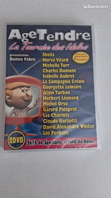 Double DVD "Âge Tendre, la journée des idoles" (image 1)