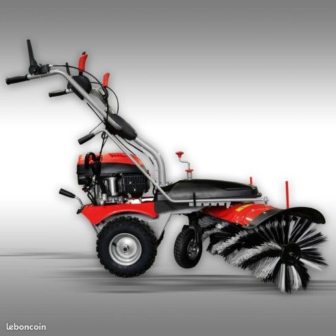 Balayeuse Jansen MKB-500 E + Lame de déneigement, Bac & Démarreur électrique (image 3)