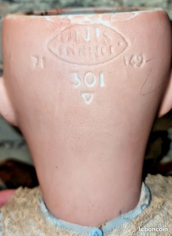 Ancienne poupée Unis France 71- 301 -149 Tête porcelaine ERT