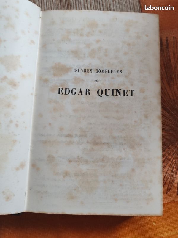 L'esprit nouveau Edgar Quinet Prix municipal de la ville de Paris 1876 (image 2)