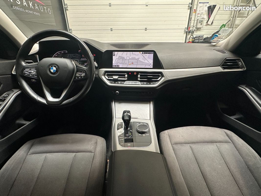 BMW SERIE 3 G20 318d 150 ch BVA8 + ENTRETIEN BMW + CAMÉRA DE RECUL + SIÈGES CHAUFFANTS + RÉGULATEUR ADAPTATIF (image 9)