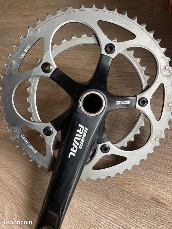 Pédalier de vélo double SRAM (image 1)