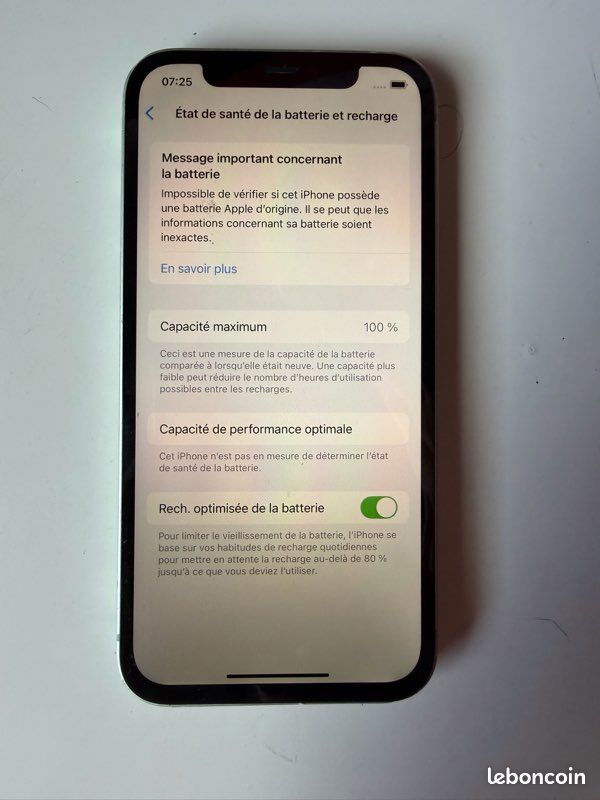 IPhone 12 parfait état - 100% de batterie (image 2)