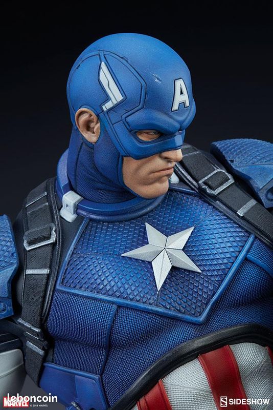 Statue Sideshow Captain America Premium Format - 1/4 - Résine - Édition 2022