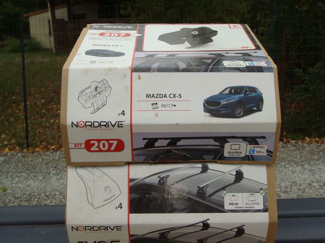 Barres de toit pour Mazda CX-5 A partir de 2017