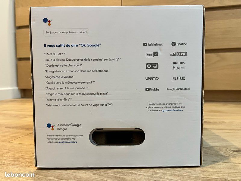 Google Home Max NEUVE sous emballage – Modèle rare et arrêté (image 4)