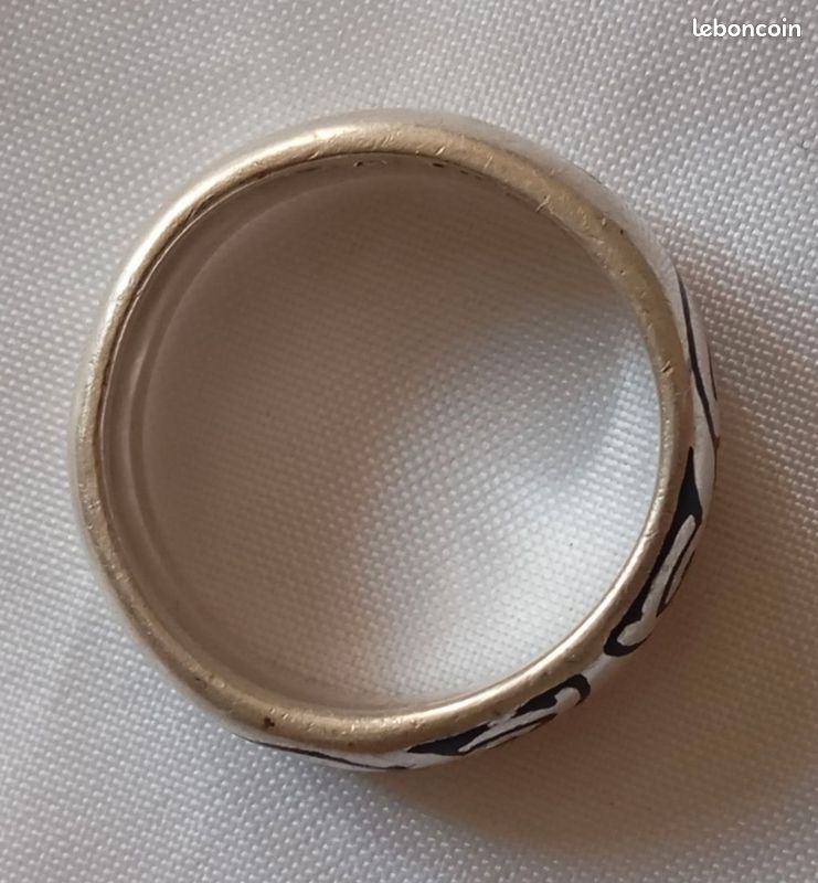 Bague anneau en argent massif 925 - Virenque Design - Taille 64 (image 4)