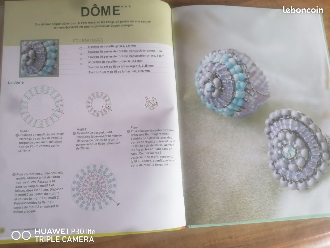 Livre pour fabrication de bagues en perles (image 2)