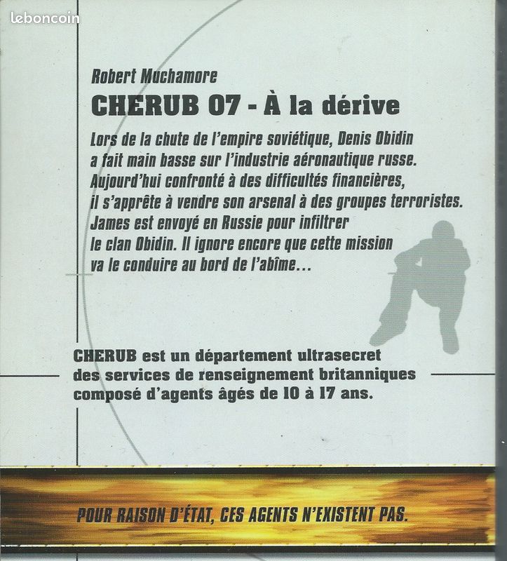 Robert muchambre a la derive serie cherub 7 casterman 2012 litterature jeunesse (image 2)