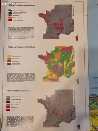 Carte Géologique BRGM Privas - Ardèche 1/50 000 (2014) - Bon état, édition Collective