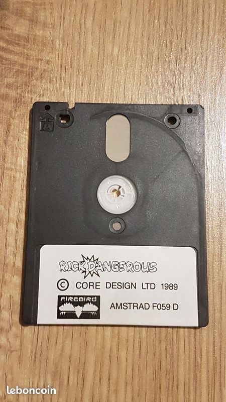 Disquette Amstrad - Jeu RICK DANGEROUS - Adventure - État Correct