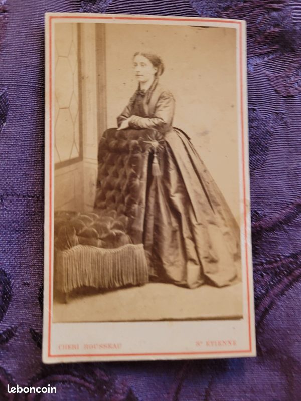 Tirage Albuminé Vintage - Impératrice Eugénie De Montijo - Circa 1870 - Format 6.5x10.5 Cm - Original