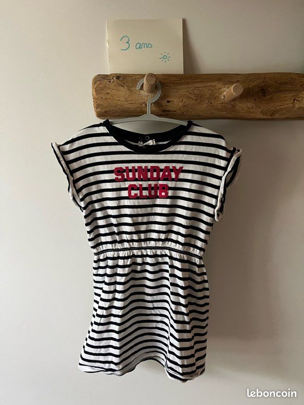 Robe marinière Kiabi 3 ans (image 1)