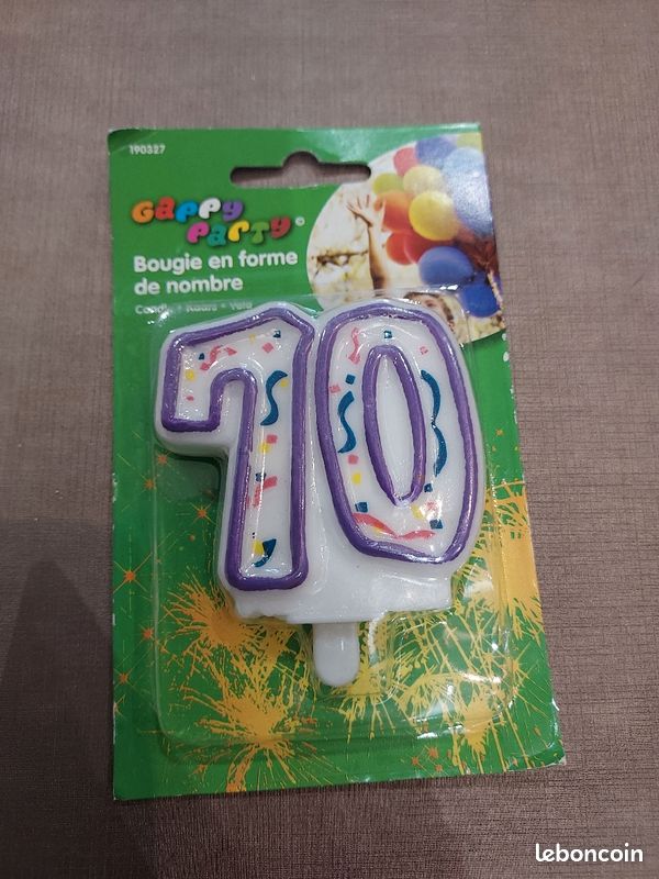Décoration et bougies d'anniversaire (image 7)