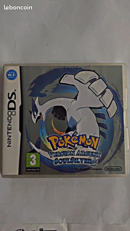 Pochette / Boîtier Pokémon Version Argent – Nintendo DS – Sans le jeu (image 2)