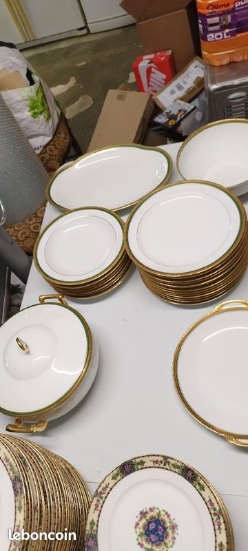 Lot vaisselle porcelaine Limoges Savary (image 1)