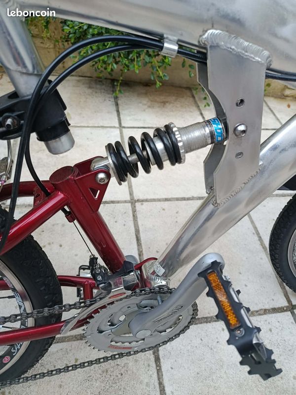 VTT 26" tout suspendu – Custom chrome - Nombreuses pièces neuves (image 8)