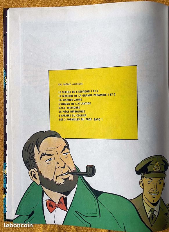 EP JACOBS BLAKE ET MORTIMER LE RAYON U EO 1974