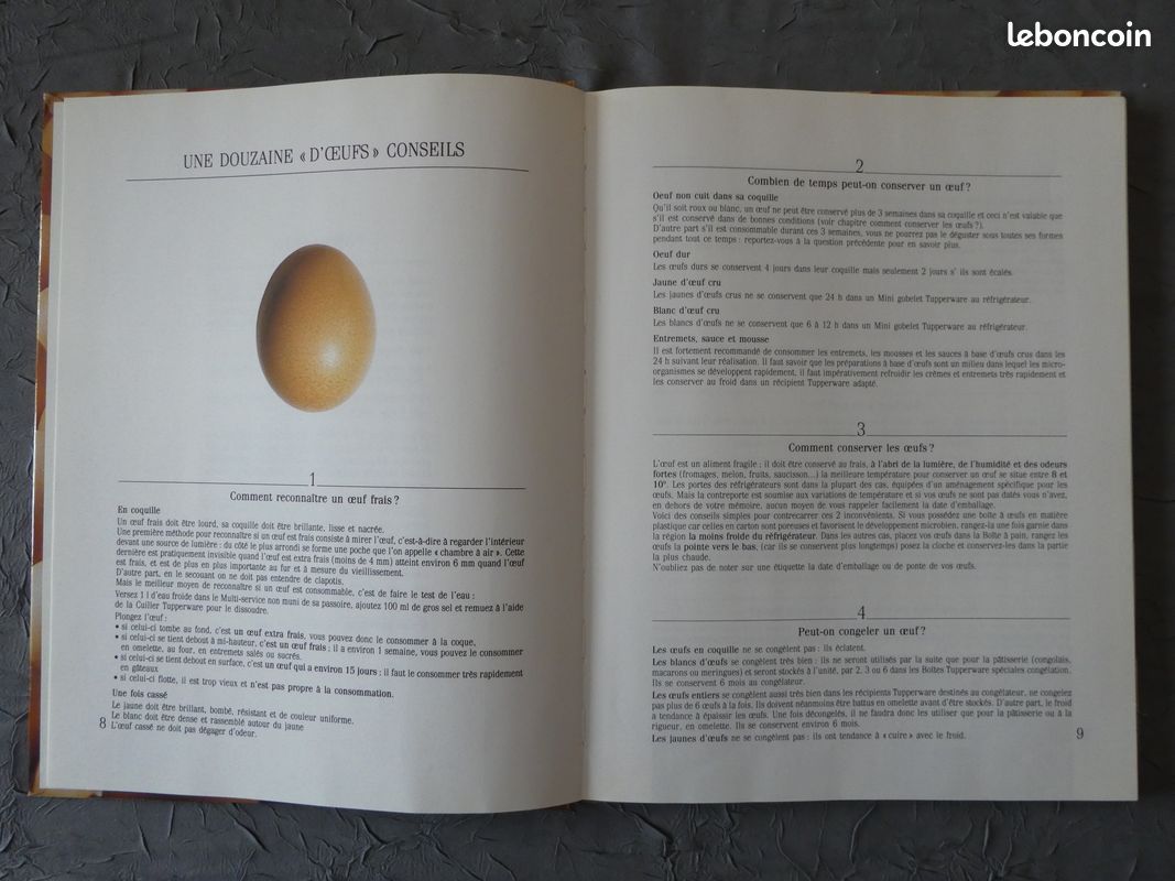 "le Livre de l'œuf " 1 livre de recettes (image 2)