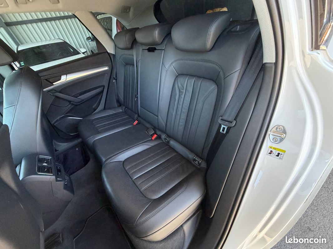AUDI Q5 Q5 2.0 TDI 163 CV S tronic 7 Quattro Design + CAMÉRA + ATTELAGE + CLIM AUTO + KEYLESS + HAYON ÉLEC (image 12)