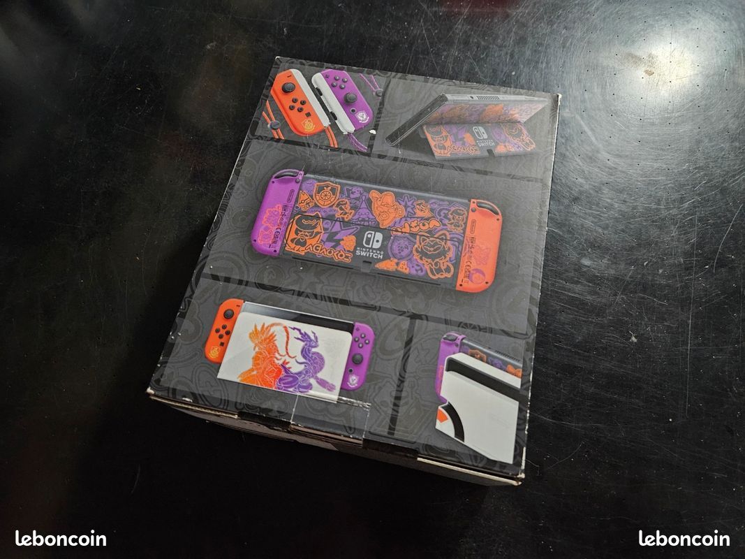 Nintendo Switch OLED Édition Pokémon Écarlate et Violet 🎮✨ (image 4)