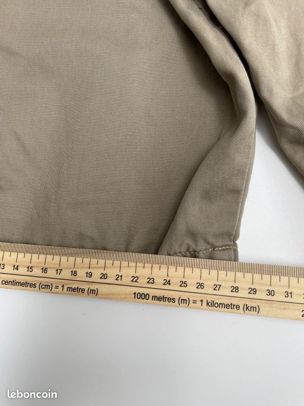 Wrangler Authentics vintage beige camel cargo shorts Mens W31 (image 17)