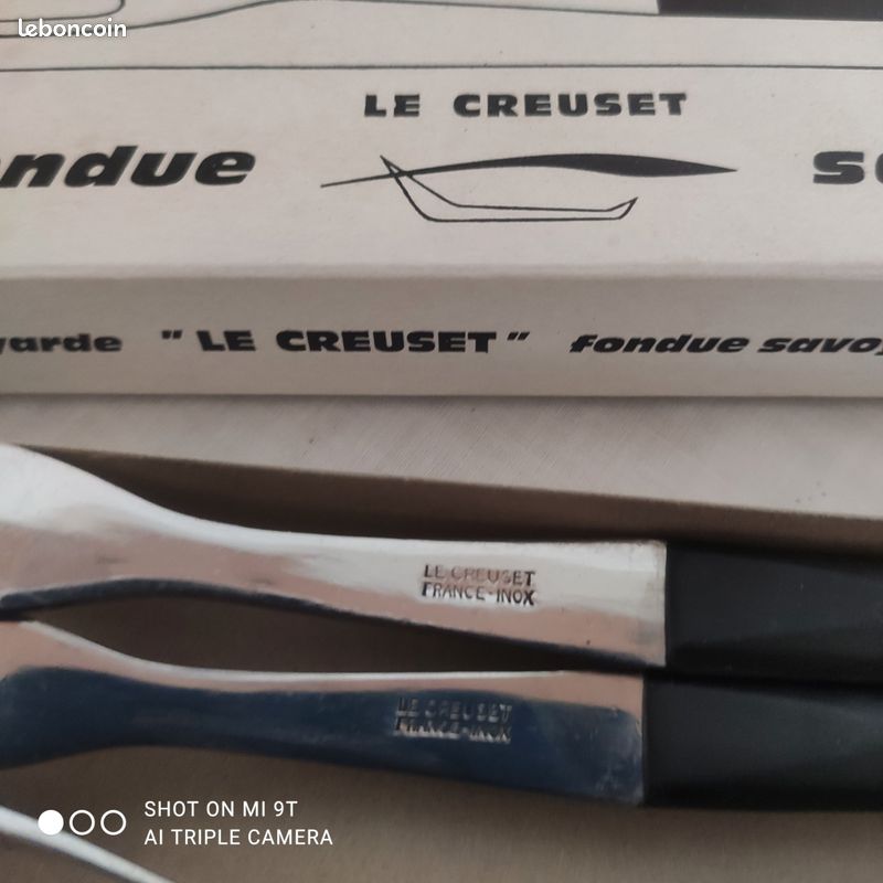 Forchette Per Servizio Fondue Design NOMAR DI Le Creuset Superbe Vintage