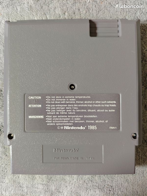 Lot NES - Super Mario Bros 1, 2 et 3 FRA - loose (image 9)