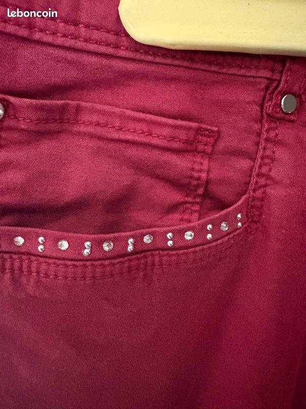 Pantalon Armand Thiery rouge grenade taille 40 (image 4)