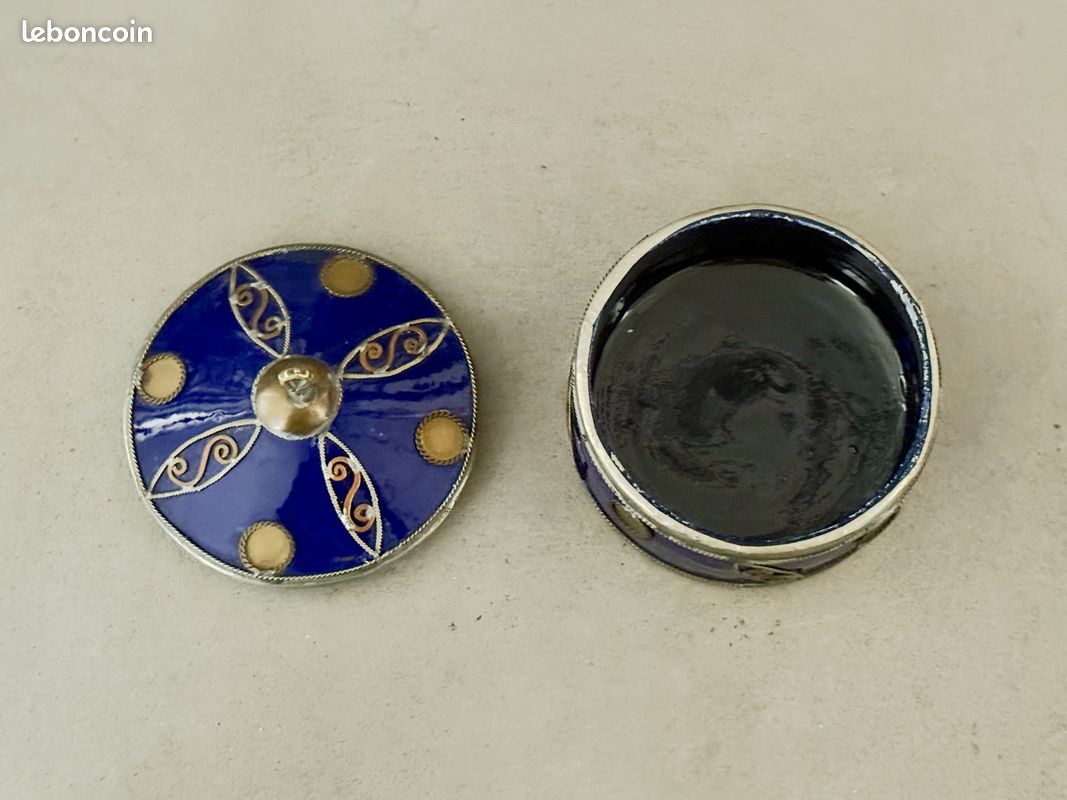 Boîte décorative de style artisanal marocain (berbère) (image 2)