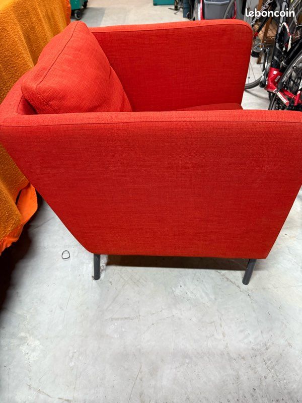Fauteuil IKEA, EKERÖ Skiftebo orange Ameublement