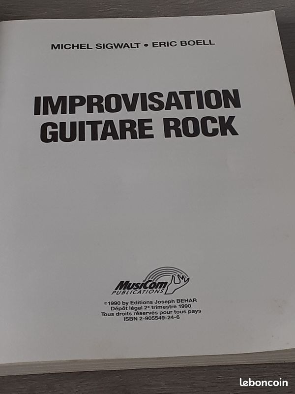IMPROVISATION GUITARE ROCK année 1990 (image 2)