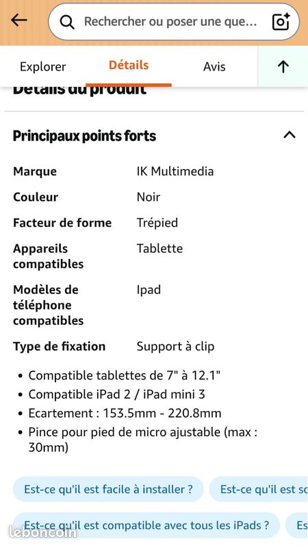 Support pour tablette (image 6)