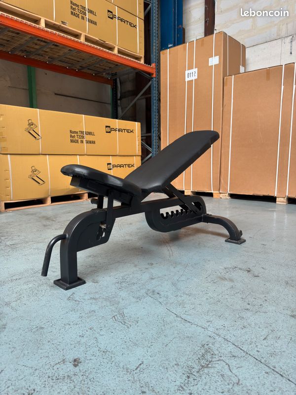 Adjustable Bench Leaderfit occasion machine musculation libre banc ajustable multi positions angles professionnel idéal haltères (image 1)