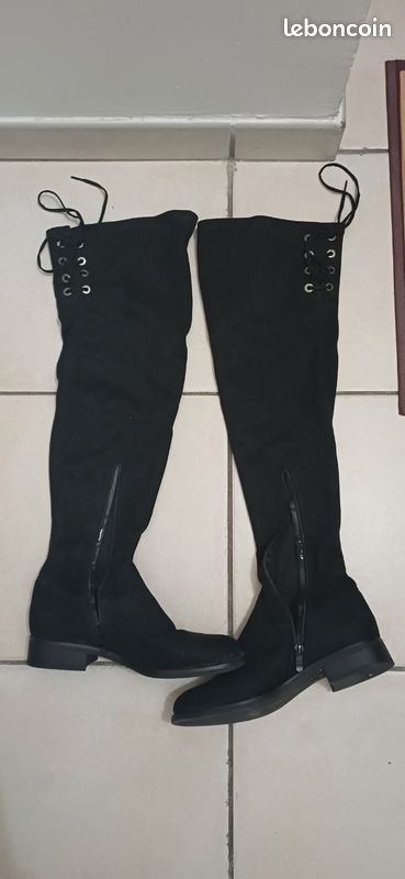 Bottes Cuissardes noires (image 1)
