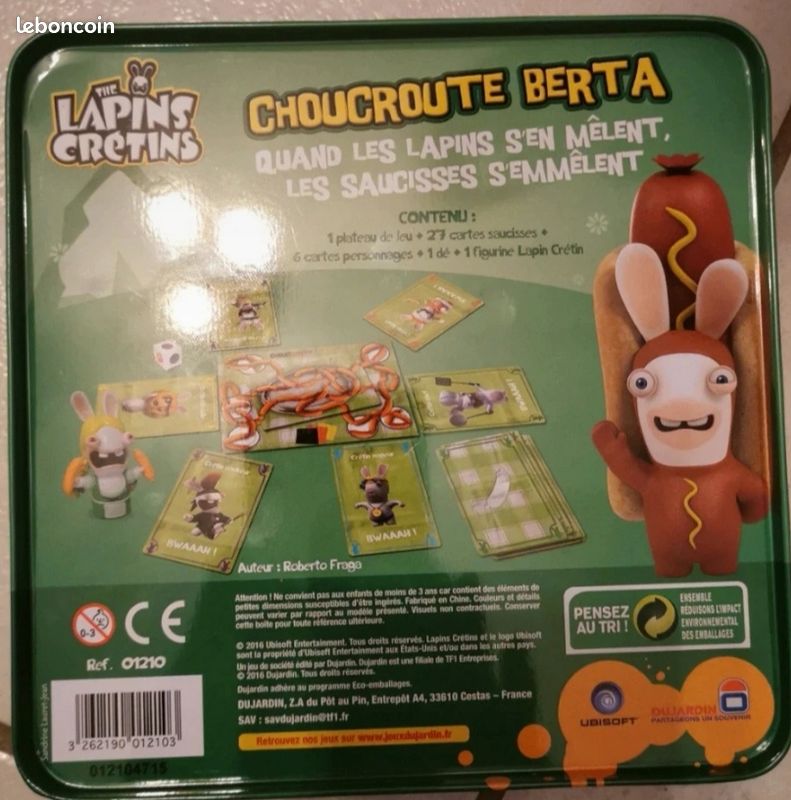 Jeu choucroute Berta lapin crétin (image 4)