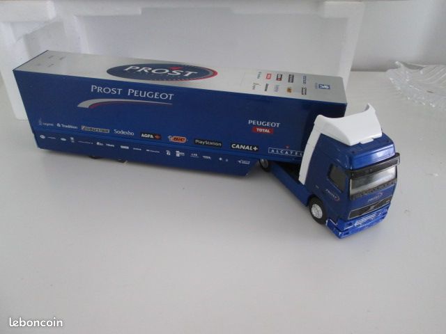 Camion eligor lbs 1/43e camion remorque Volvo Fh trs lenoir - Modélisme