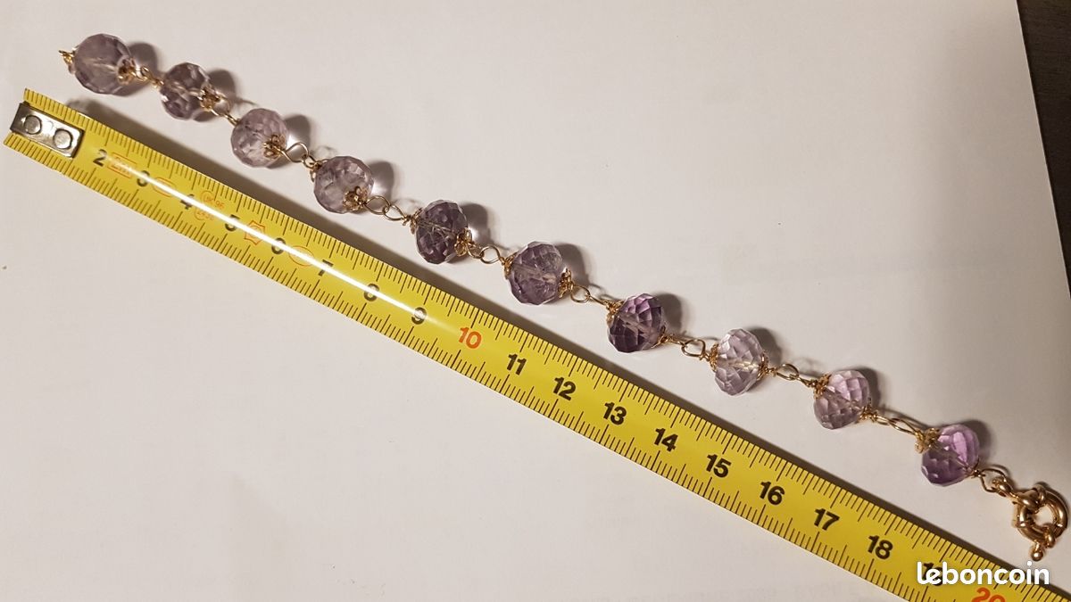Bracelet amethyste (image 4)